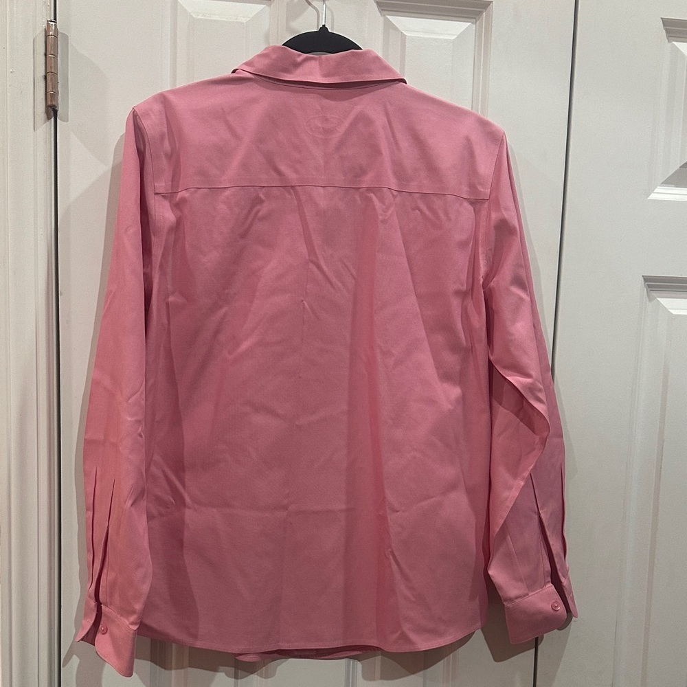 NEW Wrinkle-Free Pink Shirt size 10 - Picture 9 of 9